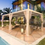 EROMMY 12'x24' Outdoor Louvered Pergola Gazebo - Image 2