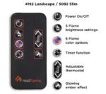 Real Flame Marshall 49" Slim Electric Fireplace - Image 6