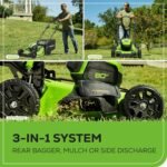 Greenworks 80V 21" Cordless Self-Propelled Lawn Mower - Image 2