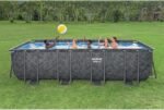Bestway APX 365 18' x 9' x 52" Rectangular Above Ground Swimming Pool - Image 7