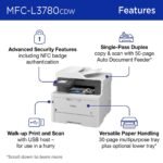 Brother MFC-L3780CDW Wireless Laser Color Printer - Image 2