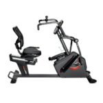 Sunny Health & Fitness Smart Recumbent Cross Trainer Elliptical Exercise Bike
