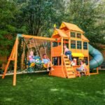 KidKraft Falcon Ridge Wooden Swing Set/Playset - Image 6
