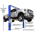 Atlas Equipment Platinum PVL10 ALI Certified Commercial Overhead 10,000 lb. Capacity 2-Post Lift - Image 4