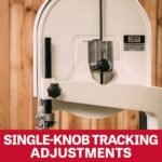 JET 14-Inch Woodworking Bandsaw, 1 HP, 115/230V 1Ph (Model JWBS-14CS) - Image 4