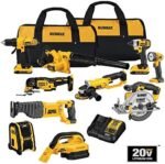 DEWALT 20V MAX Power Tool Combo Kit, 10-Tool Cordless Power Tool Set with 2 Batteries and Charger (DCK1020D2)