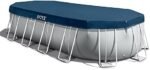 INTEX 26797EH Prism Frame Premium Oval Above Ground Swimming Pool Set: 20ft x 10ft x 48in – Includes 1500 GPH Cartridge Filter Pump – Removable Ladder – Pool Cover – Ground Cloth - Image 4