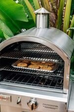 Summerset 'The Oven' Outdoor Freestanding Large Capacity Gas Oven with Pizza Stone, Smoker Box and Mobile Cart, 304 Stainless Steel Construction, Natural Gas - Image 9