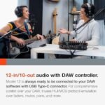 Tascam Model 12 All-in-One 12-track Digital Multitrack Mixing and Recording Studio, Mixer, USB Audio Interface and DAW Controller - Image 7