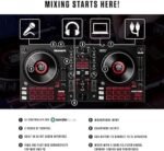 Numark Mixtrack Platinum FX Serato DJ Controller with Jog Wheel Displays, 4 Decks, Mixer, Effects Paddles and (Audio Interface) - Image 2