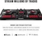 Numark Mixtrack Platinum FX Serato DJ Controller with Jog Wheel Displays, 4 Decks, Mixer, Effects Paddles and (Audio Interface) - Image 5