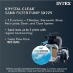 Intex Ultra XTR Frame 14' x 42" Round Above Ground Outdoor Swimming Pool Set with Sand Filter Pump, Ladder, Ground Cloth, and Pool Cover - Image 5
