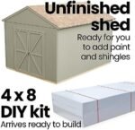 Handy Home Products Rookwood 10x12 Do-It-Yourself Wooden Storage Shed- Does not Include Floor kit, Paint, or Roofing Shingles - Image 6