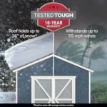 Handy Home Products Rookwood 10x12 Do-It-Yourself Wooden Storage Shed- Does not Include Floor kit, Paint, or Roofing Shingles - Image 2