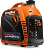 Generac 8251 GP2500i 2,500-Watt Gas Powered Portable Inverter Generator - Compact and Lightweight Design - Produces Clean, Stable Power - COsense Technology - CARB Compliant - Orange/Black
