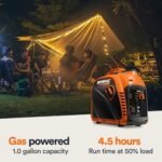 Generac 8251 GP2500i 2,500-Watt Gas Powered Portable Inverter Generator - Compact and Lightweight Design - Produces Clean, Stable Power - COsense Technology - CARB Compliant - Orange/Black - Image 4