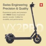 Electric Scooter - VX2 PRO Swiss Engineered Electric Scooters for Adults - 1300W Peak Power 22, 28, 37-Mile Ranges, IPX6 Water Resistant Fast Electric Scooter - 24 Months Support - Image 3