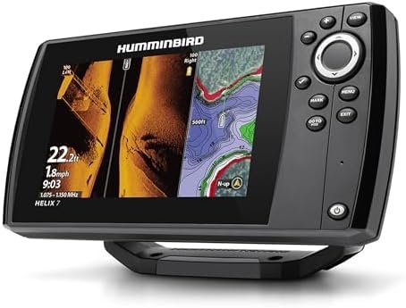 Humminbird Helix 7 G4 GPS Fish Finder with Transducer, MEGA Side Imaging