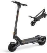 Ausom 2000W Dual Motor Folding Electric Scooter for Adults, Off Road Dual Motor E-Scooter with E-ABS and Dual Disc Brakes, 40Mph Top Speed, 56 Miles Max Range