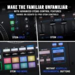 Rane PERFORMER 4-Channel Motorized DJ Controller, 7" Platters with Displays, Precision Feel Faders, Stem Split, Advanced FX, Serato DJ Pro Included - Image 6