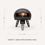 Gozney Roccbox Outdoor Pizza Oven, Black, Portable, Gas & Wood Fired, Restaurant-Grade - Image 2