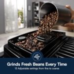 De'Longhi Magnifica Start Automatic Espresso Machine with Manual Milk Frother & Built in Grinder - 3 One-Touch Recipes, Easy-to-Clean, Home Barista Coffee Maker for Lattes, Cappuccino, Iced Coffee - Image 5