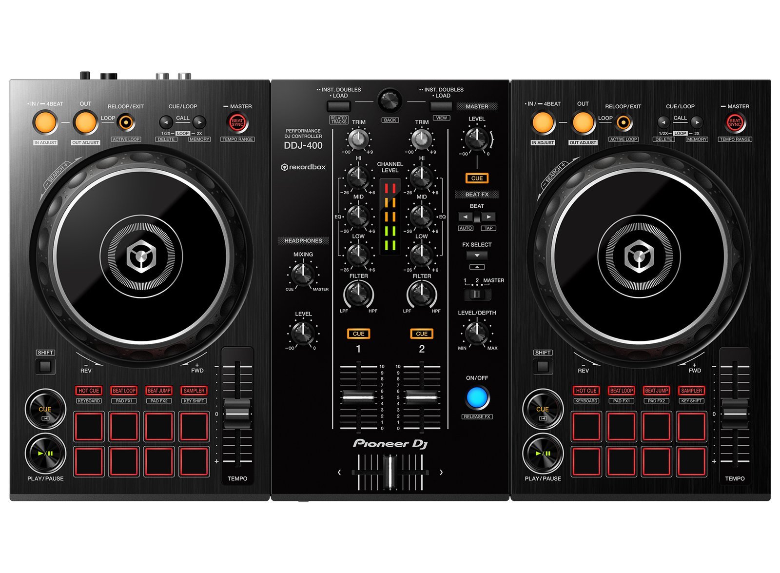 Pioneer DJ DDJ-400 2-Channel rekordbox DJ Controller