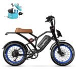 Euybike S4 Moped-Style Fat Tire Electric Bike - Image 3