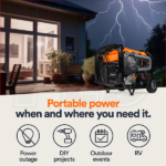 Generac GP8000E 10000 / 8000-Watt Portable Generator - Image 5
