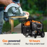 Generac GP8000E 10000 / 8000-Watt Portable Generator - Image 4