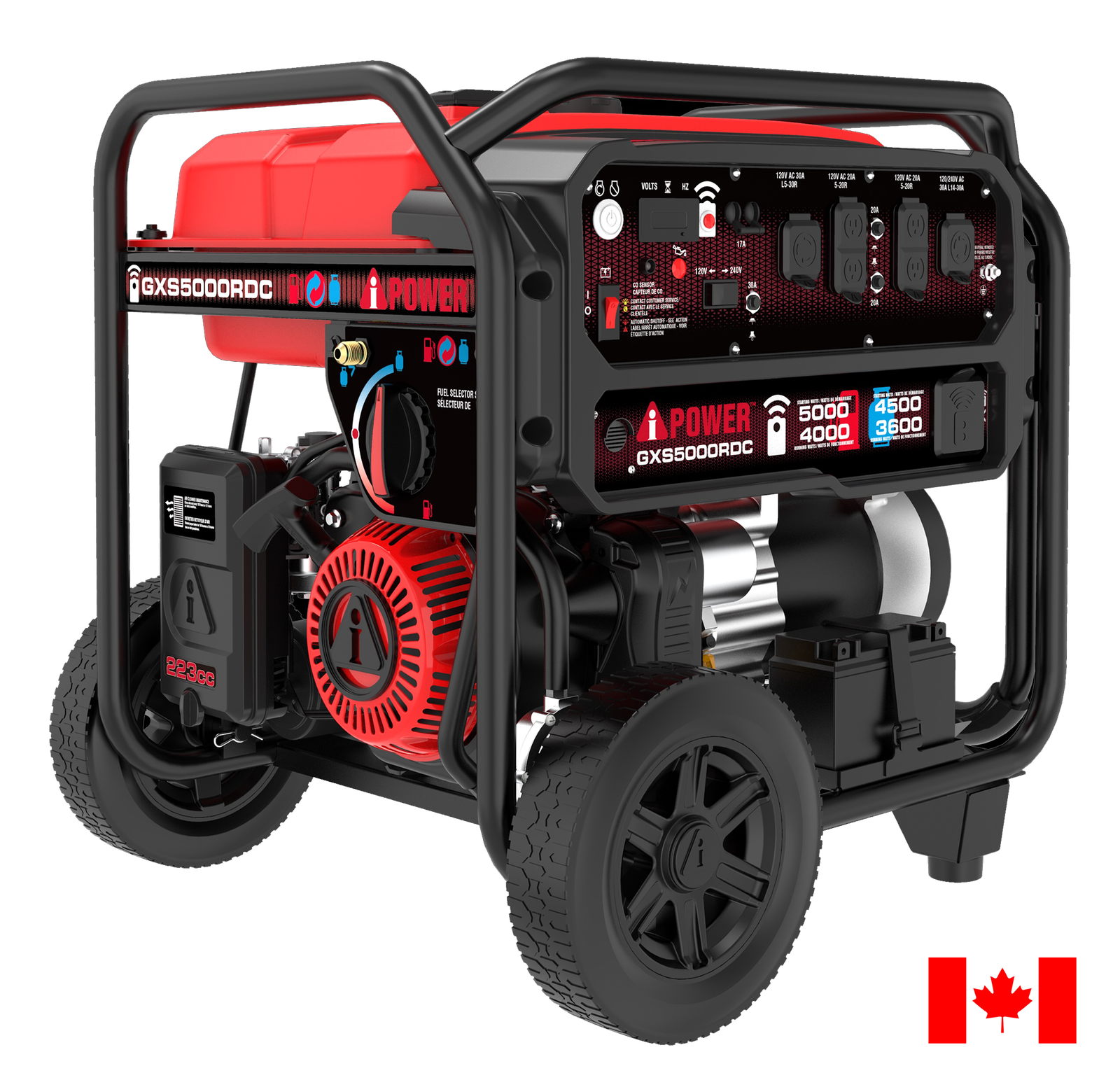 GXS5000RDC – Remote Dual Fuel Generator