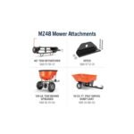 Husqvarna MZ48 Zero-Turn Mower 23 HP Kawasaki 48'' Clear Cut ZT3100 (M-ZT Seat) - Image 3
