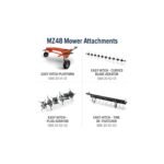 Husqvarna MZ48 Zero-Turn Mower 23 HP Kawasaki 48'' Clear Cut ZT3100 (M-ZT Seat) - Image 2