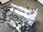 JDM 1993-2001 Nissan Altima Motor KA24DE A/T Transmission 2.4L 4 Cyl Engine - Image 7