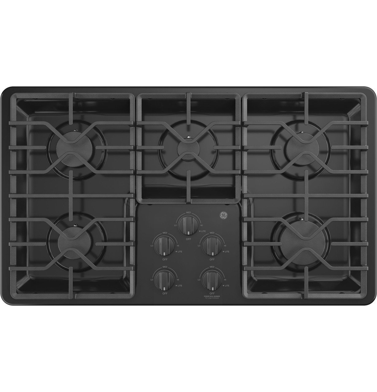 GE 36" Built-in Gas Cooktop JGP3036DLBB