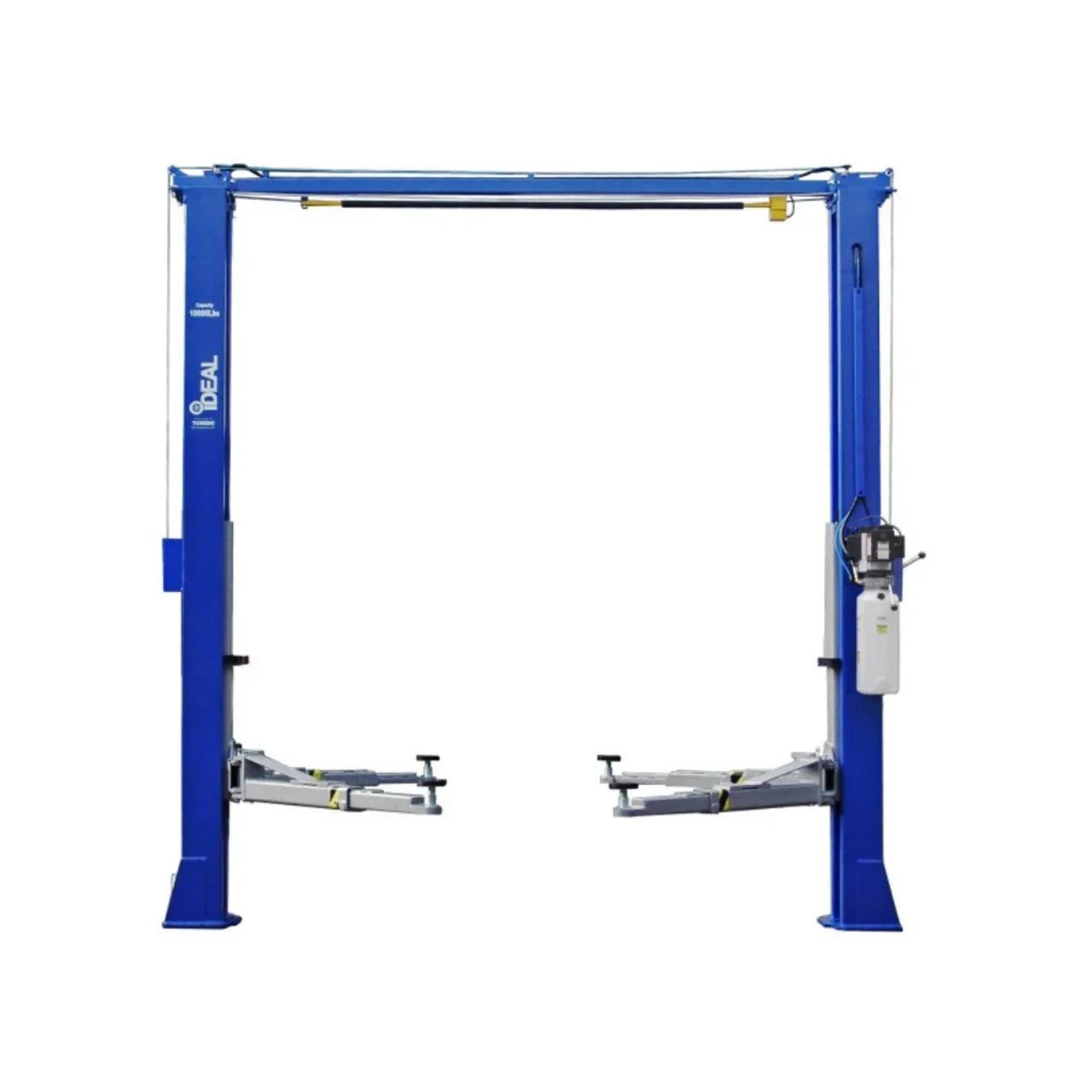 iDEAL TP10KAC-DX 10,000 Lb Two Post Clear Floor BI-symmetrical Lift - Ali Certified