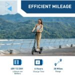 Hiboy X300 Electric Scooter, 700W Peak Motor, 12" Pneumatic Tires, 23 Mph & 38 Miles Range, Folding Commuter Electric Scooter for Adults - Image 7