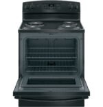 GE 30" Freestanding Electric Range JB256DMBB - Image 5
