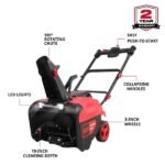 PowerSmart 80V 21" Cordless Snow Blower with 2 Batteries and Charger - Image 2