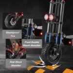 M YUME SCOOTER Y11+ Dual Motors 6000W 50 Miles Long Range and 50 mph Fastest Electric Scooter for Adults - Image 9