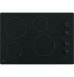 GE 30" Built-In Knob Control Electric Cooktop JP3030DWBB
