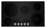 KitchenAid 36" Electric Cooktop with 5 Elements and Knob Controls