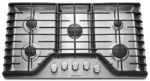 KitchenAid 36" 5-Burner Gas Cooktop KCGS356ESS - Image 4