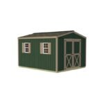 Best Barns Handmade Haven 10x12 Wood Shed Kit - Gable Roof, Eave Door (HHAVDE12) - Image 2