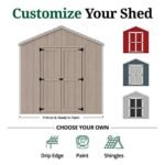 Little Cottage Co. Pre-Cut 12x12 Value Gable Shed Kit - Image 2