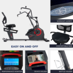 Sunny Health & Fitness Smart Recumbent Cross Trainer Elliptical Exercise Bike – SF-RB4886 SMART - Image 3