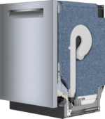 Bosch 800 Series 24 in. Top Control Smart Dishwasher with 42 dBa Sound Level, 3rd-Rack, CrystalDry & Pocket - Stainless Steel - Image 10