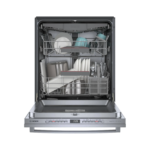 Bosch 800 Series 24 in. Top Control Smart Dishwasher with 42 dBa Sound Level, 3rd-Rack, CrystalDry & Pocket - Stainless Steel - Image 9
