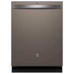 GE 24 in. Top Control Flush-Mount Dishwasher with 45 dBa Sound Level, 3rd-Rack & Dry Boost - Fingerprint Resistant Stainless