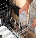 GE 24 in. Top Control Flush-Mount Dishwasher with 45 dBa Sound Level, 3rd-Rack & Dry Boost - Fingerprint Resistant Stainless - Image 8